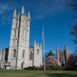 The trinity college chapel on a sunny day